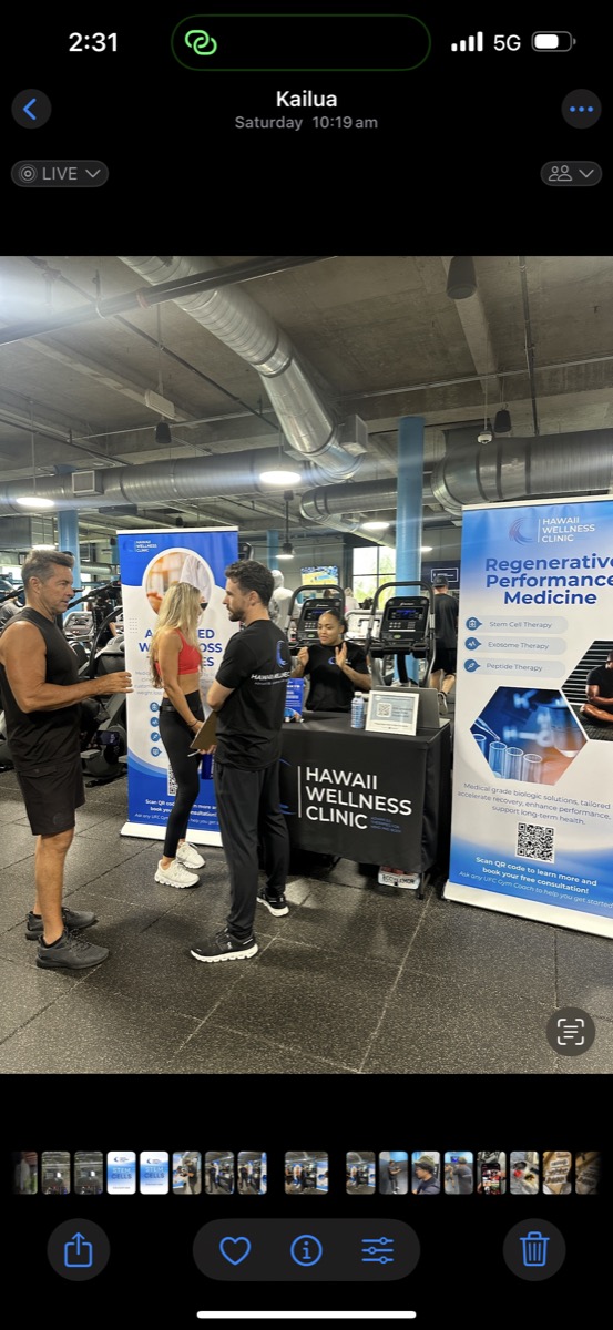 UFC Event - Hawaii Wellness Clinic booth